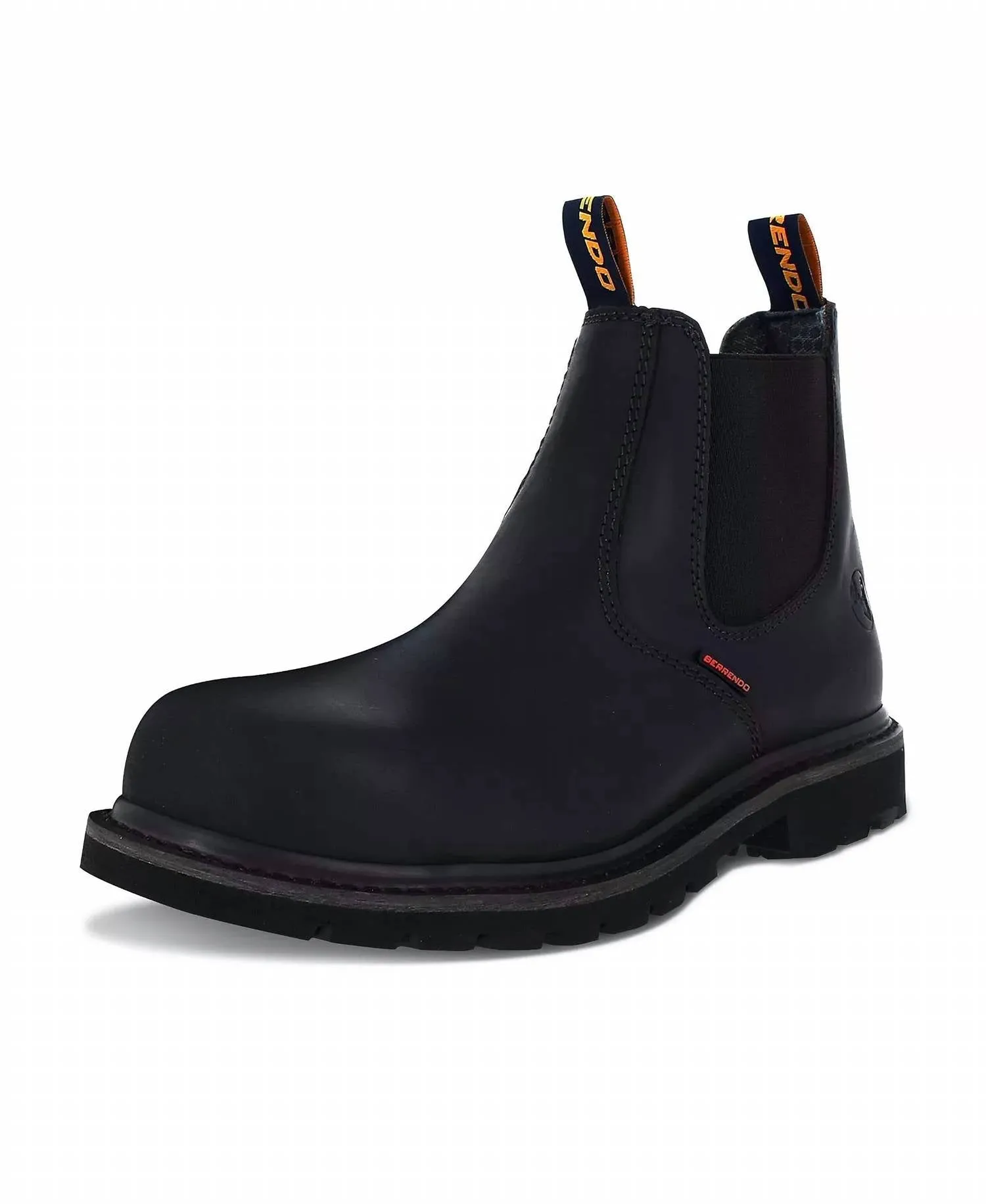 6�� Steel Toe Work Boots In Black