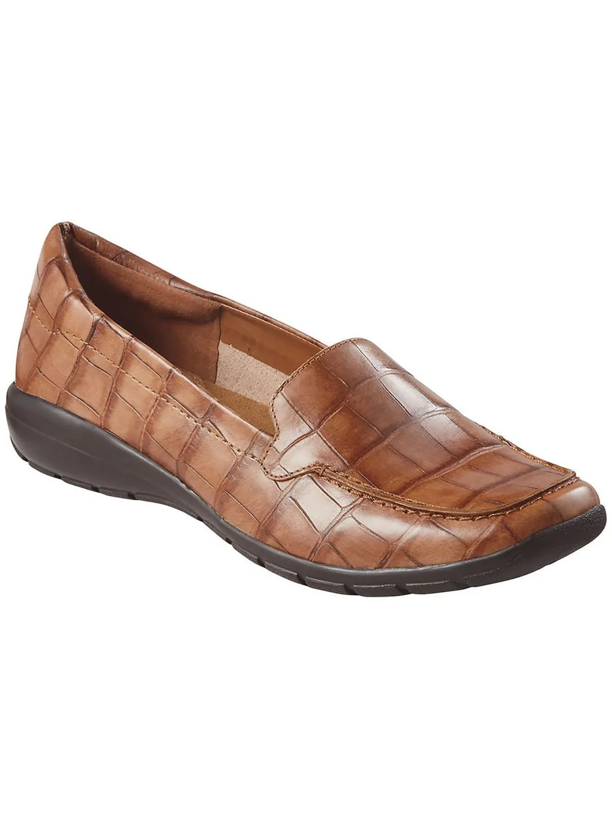 Abide 8 Womens Leather Casual Loafers
