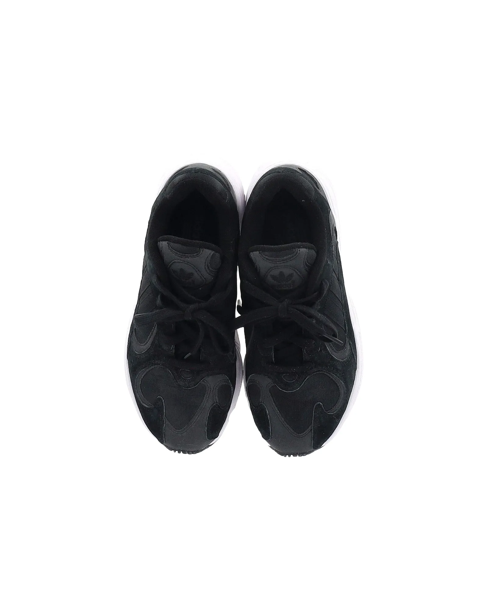 Adidas Yung-1 Sneakers in Black Suede