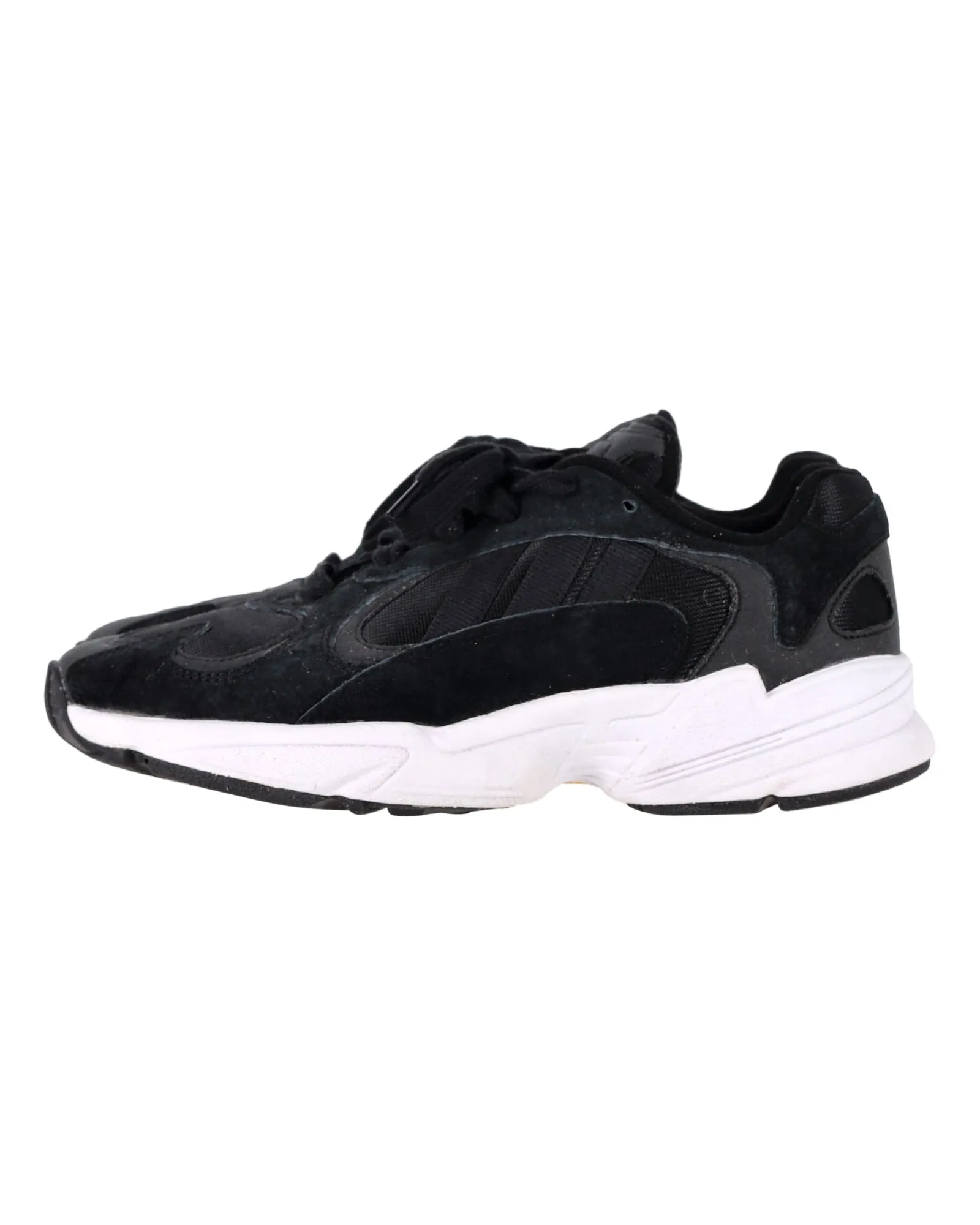 Adidas Yung-1 Sneakers in Black Suede