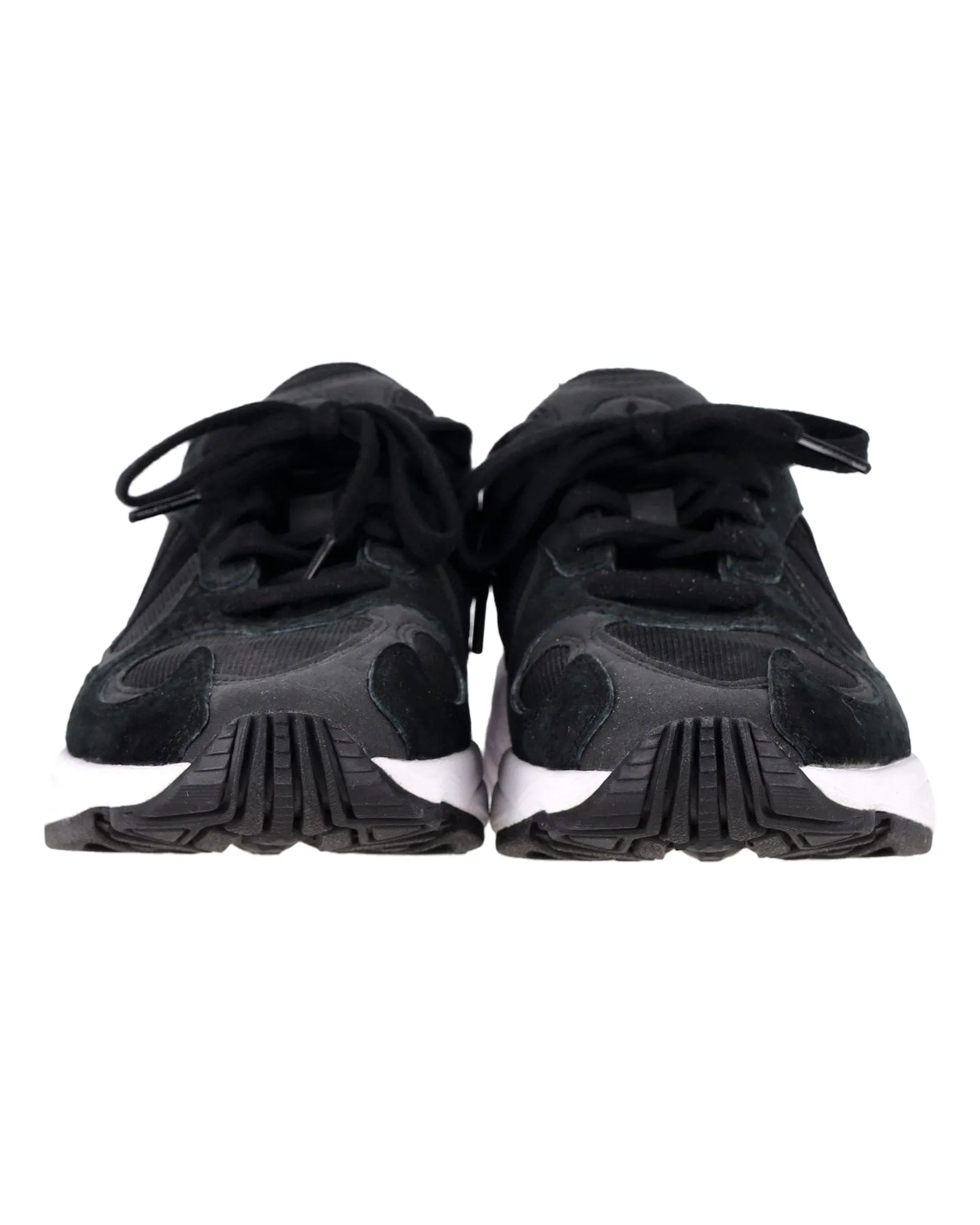 Adidas Yung-1 Sneakers in Black Suede