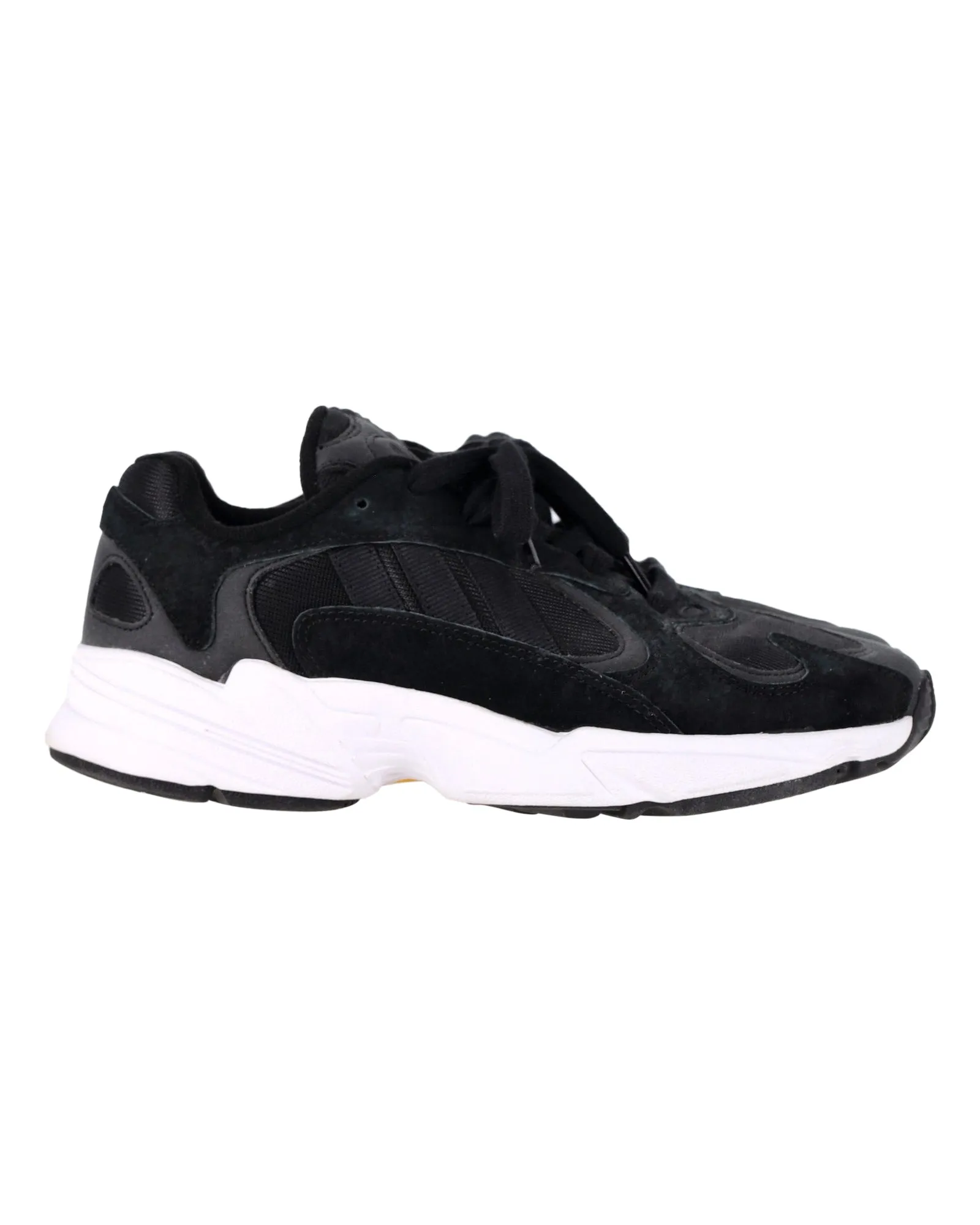 Adidas Yung-1 Sneakers in Black Suede