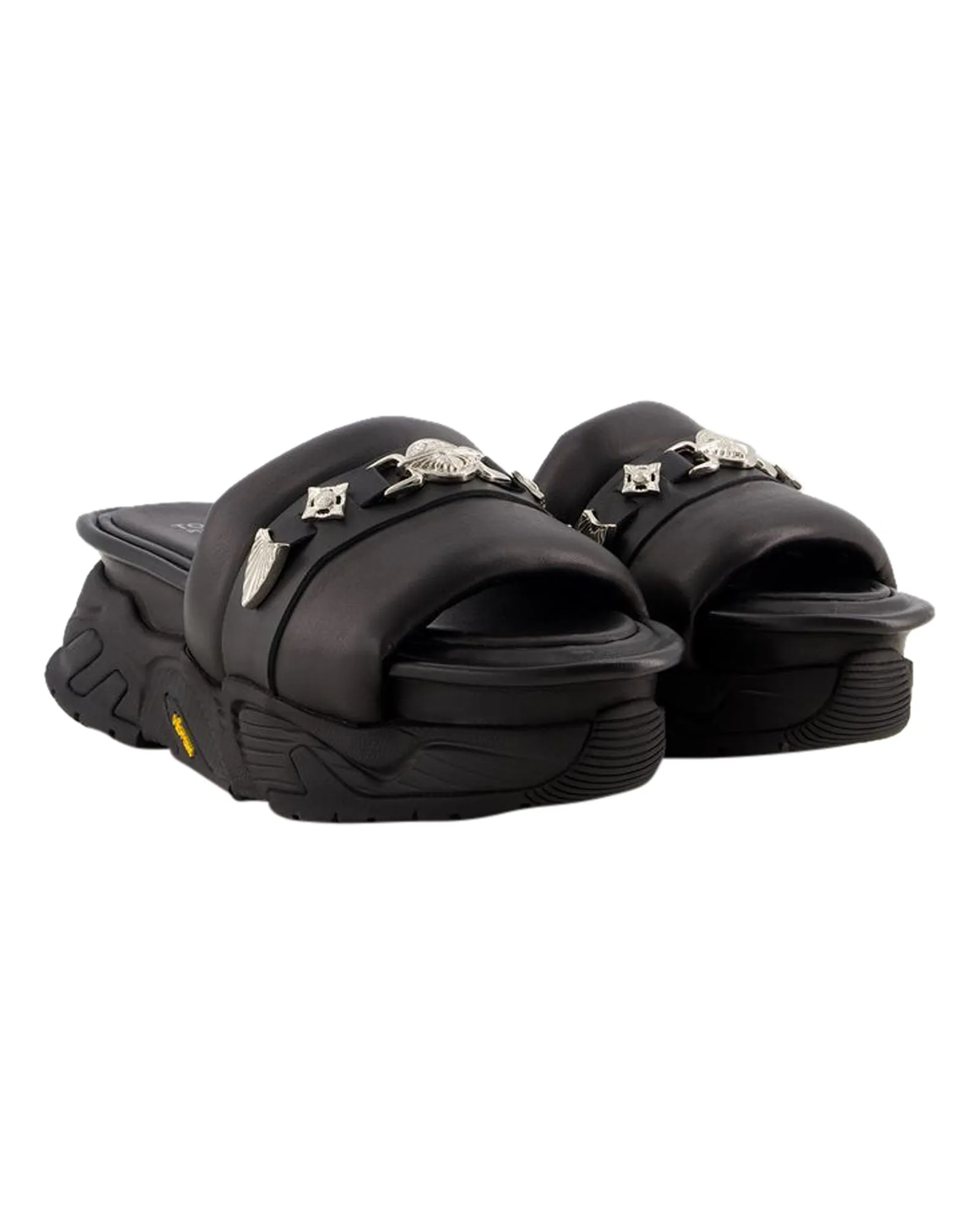 Aj1315 Sandals - Toga Pulla - Leather - Black