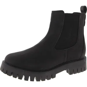 Alara Womens Pull On Lug Sole Chelsea Boots
