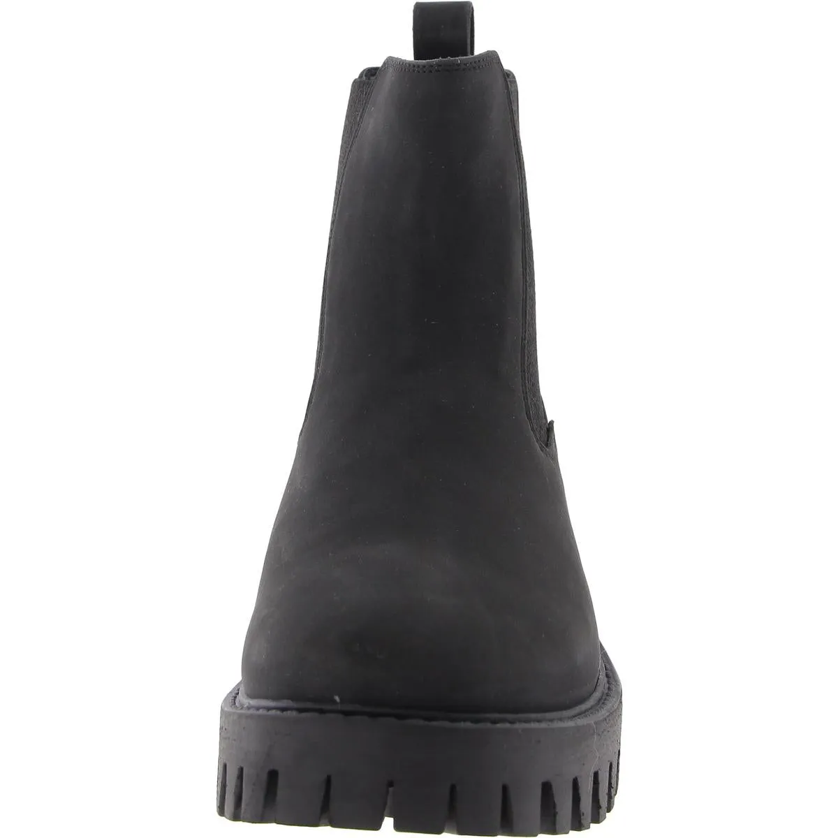 Alara Womens Pull On Lug Sole Chelsea Boots