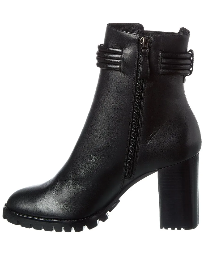 Alexandre Birman Vicky Waterproof Leather Combat Boot