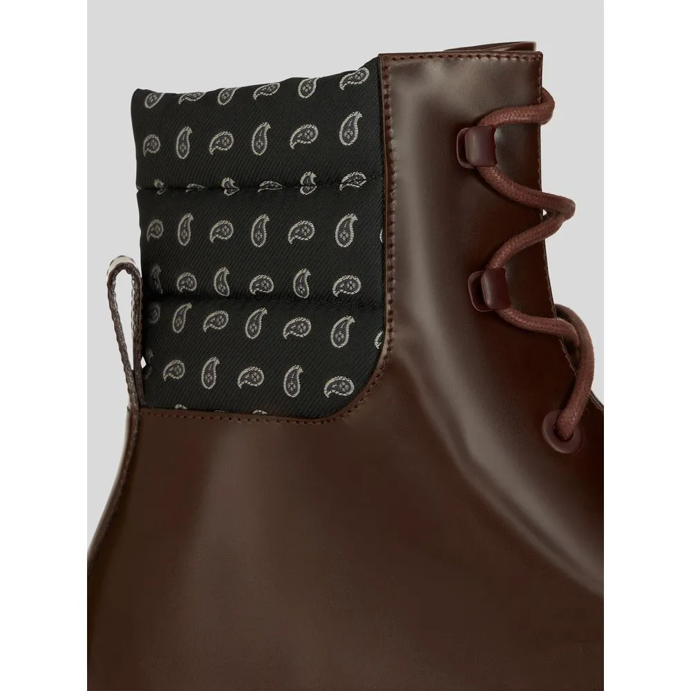 ANKLE BOOTS WITH PAISLEY DETAILS
