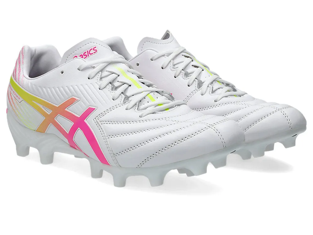 ASICS MEN'S LETHAL FLASH IT FF 3 WHITE/PINK FOOTBALL SHOES