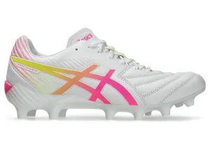 ASICS MEN'S LETHAL FLASH IT FF 3 WHITE/PINK FOOTBALL SHOES