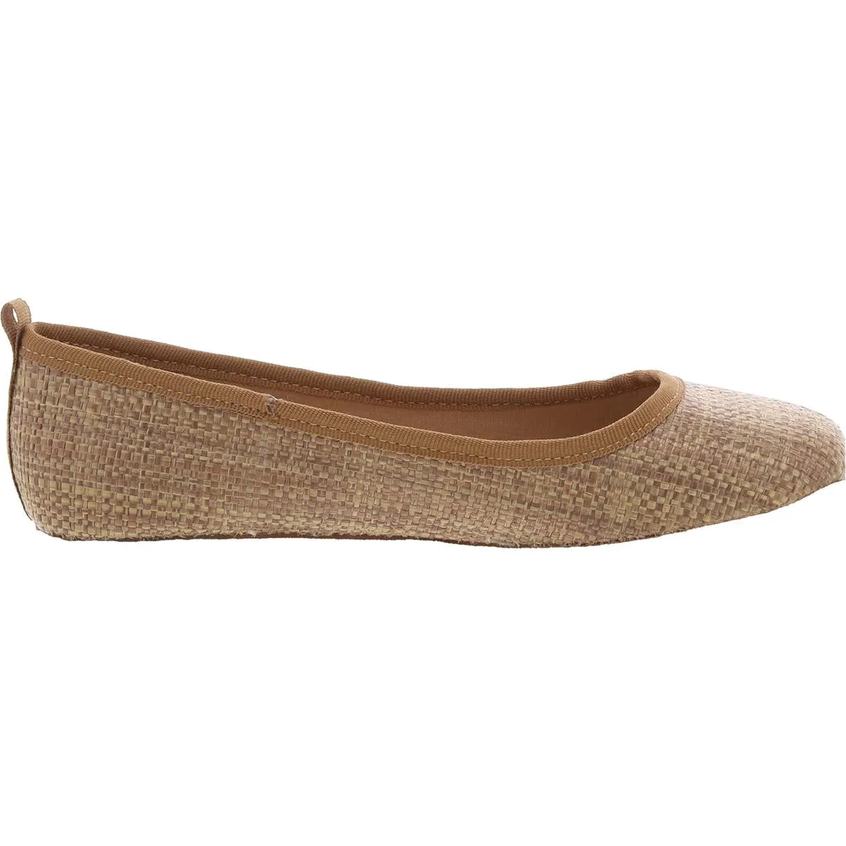 Avvery Womens Solid Woven Ballet Flats