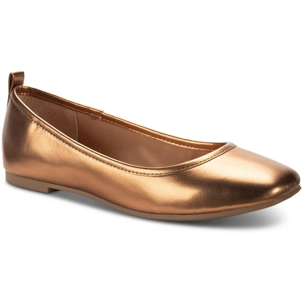 Avvery Womens Solid Woven Ballet Flats