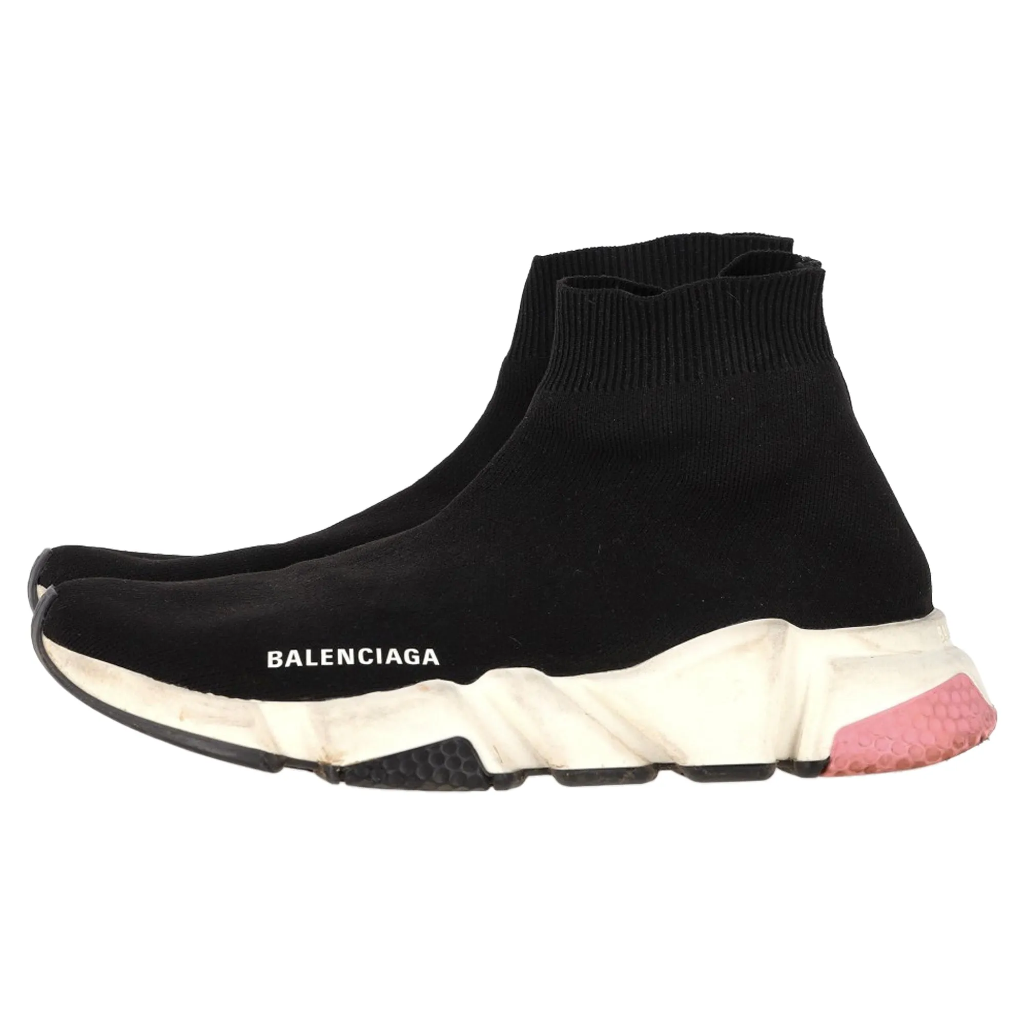 Balenciaga Speed Sneakers in Black Polyester