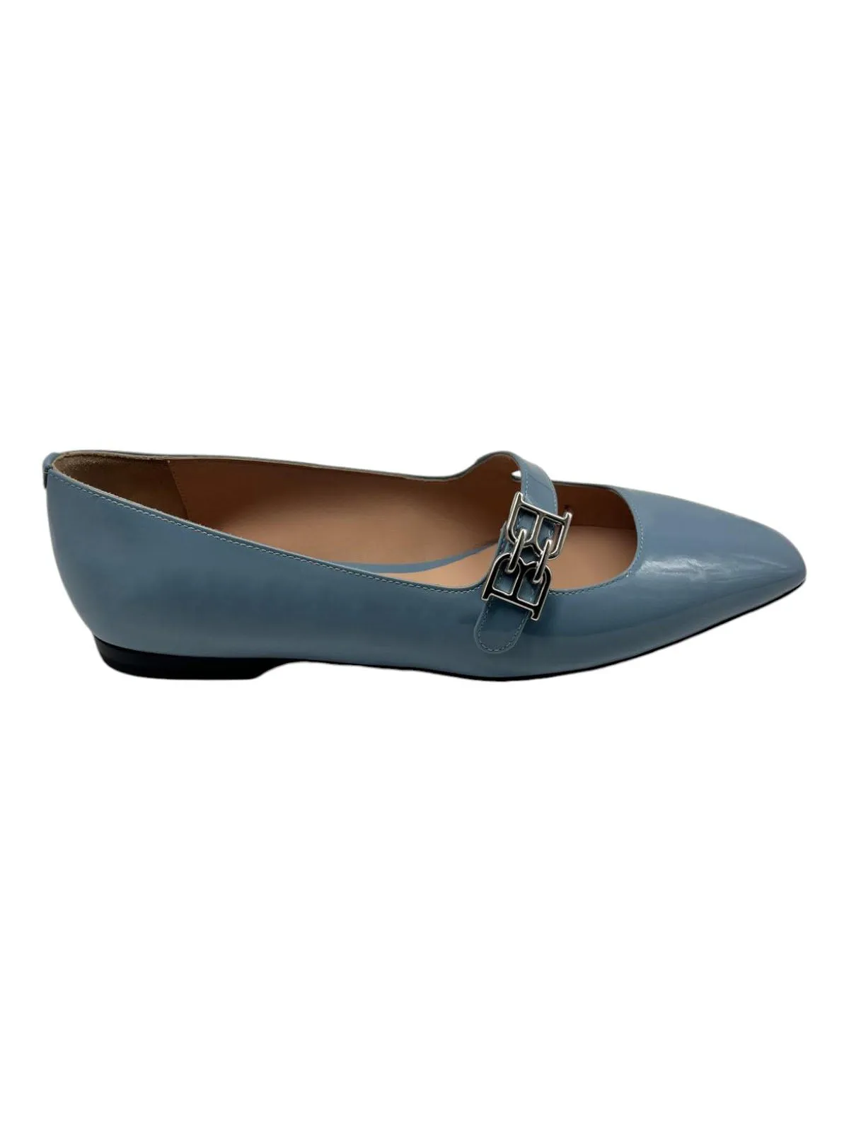 Bally Elis 6303406 Women's Poolside Calf Patent Leather Flat