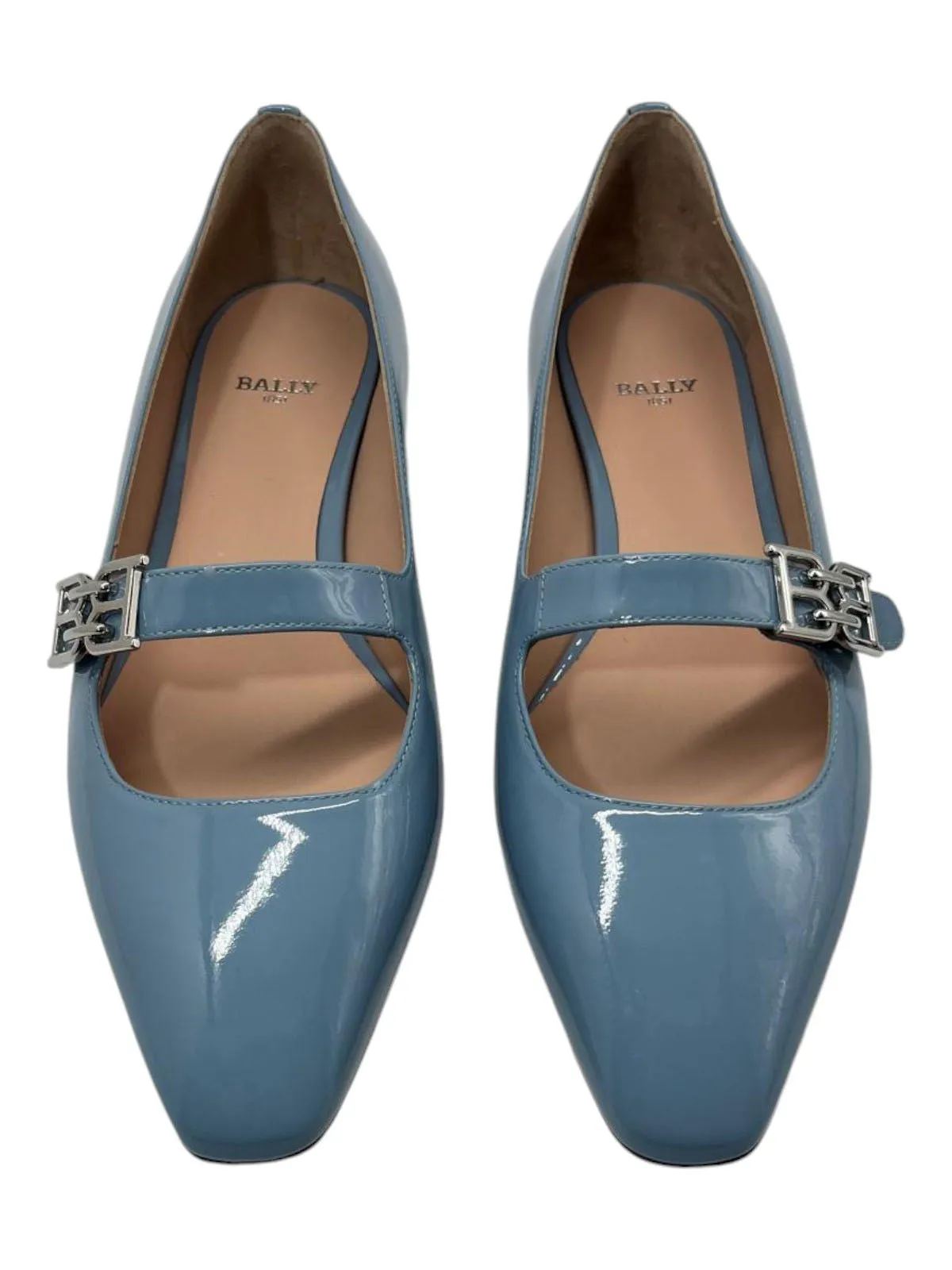 Bally Elis 6303406 Women's Poolside Calf Patent Leather Flat