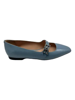 Bally Elis 6303406 Women's Poolside Calf Patent Leather Flat