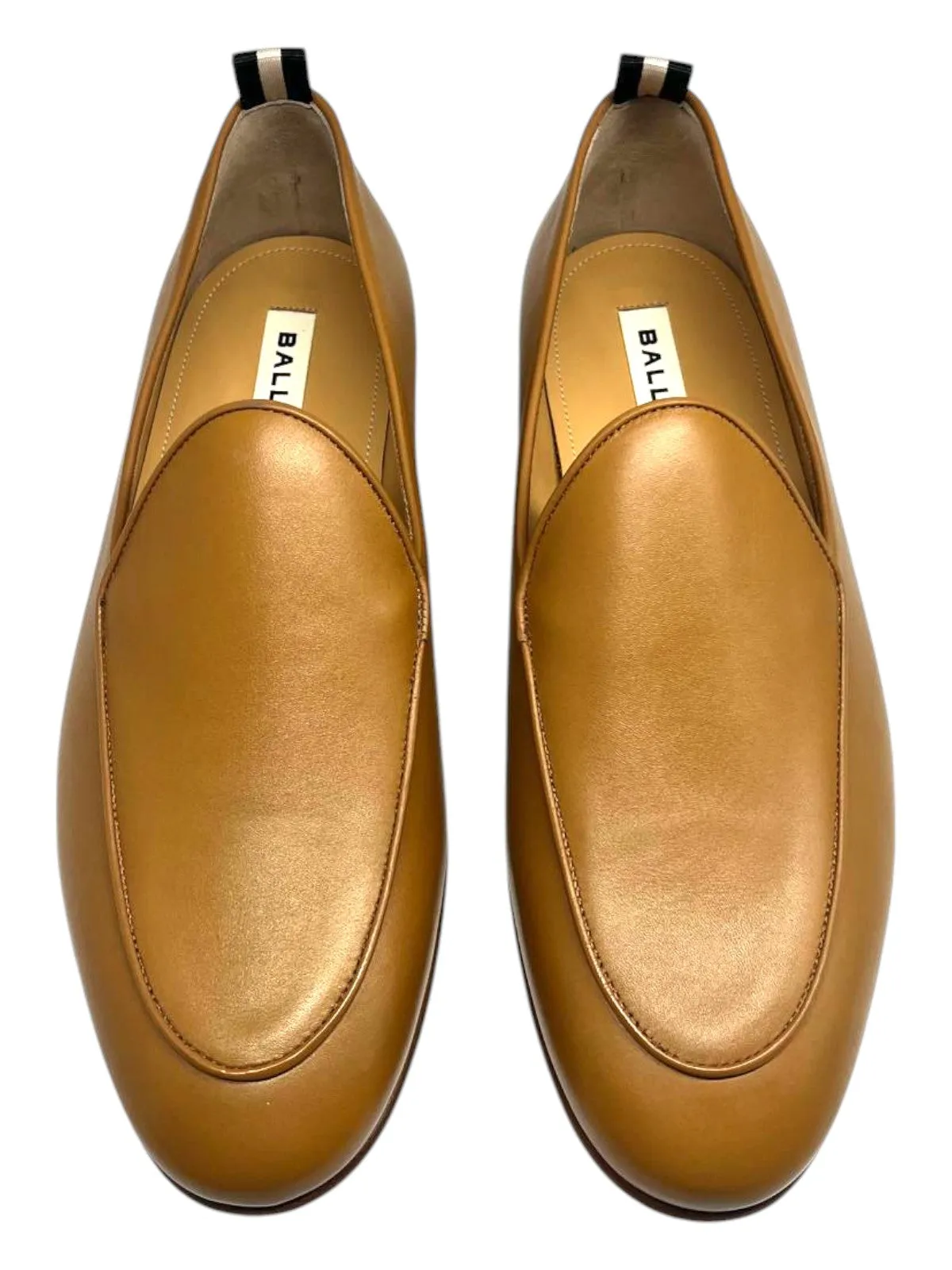 Bally Geremy 6304151 Men's Deserto Calf Plain Leather Loafers