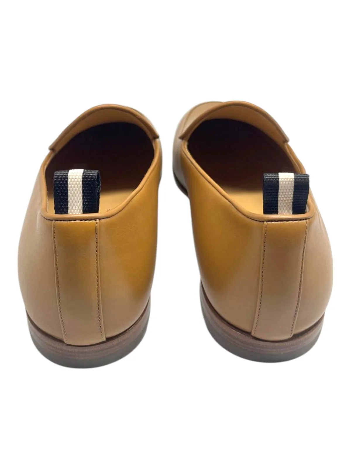 Bally Geremy 6304151 Men's Deserto Calf Plain Leather Loafers
