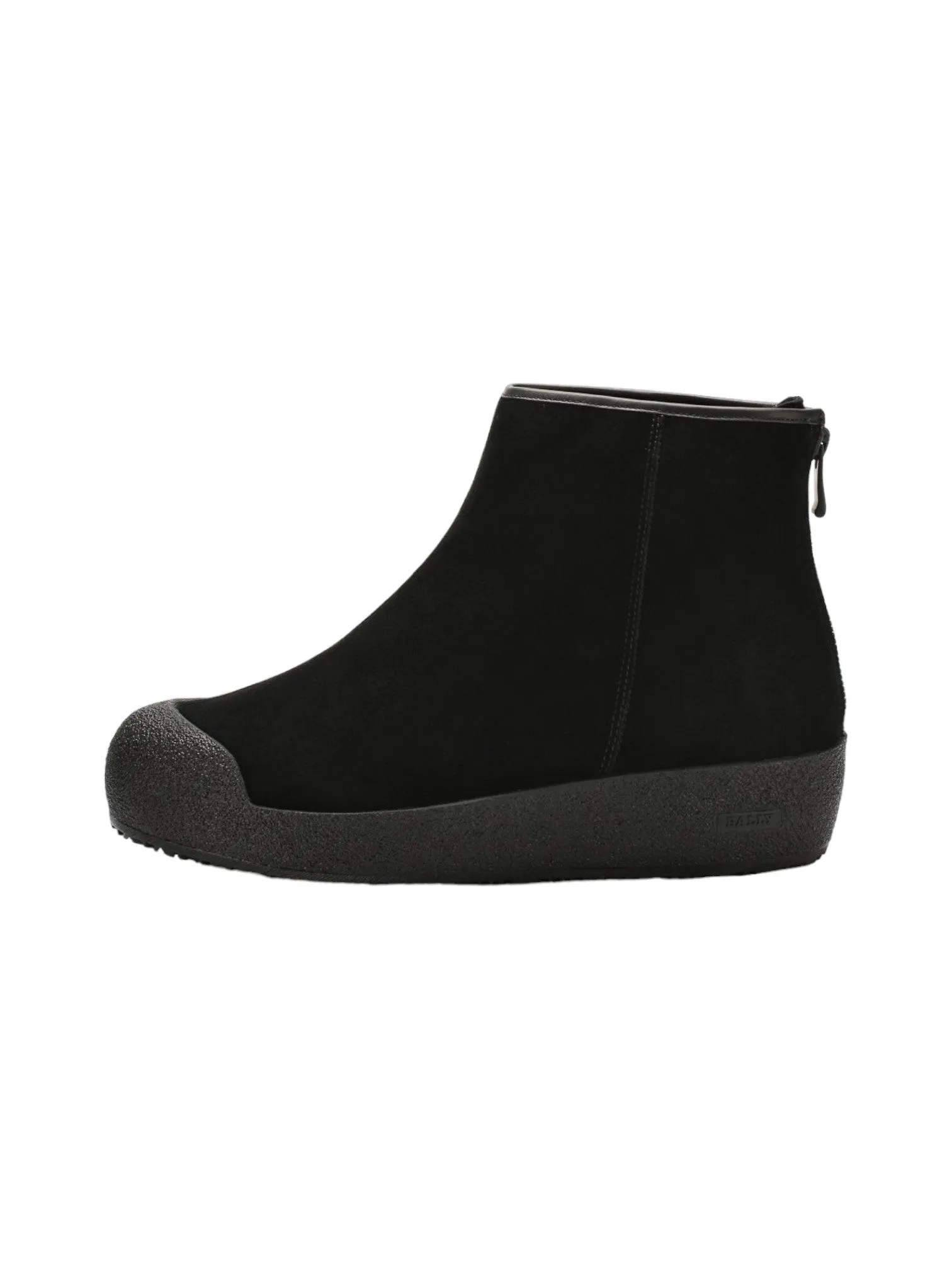 Bally Guard II 6228420 Men's Black Calf Leather Suede Boots