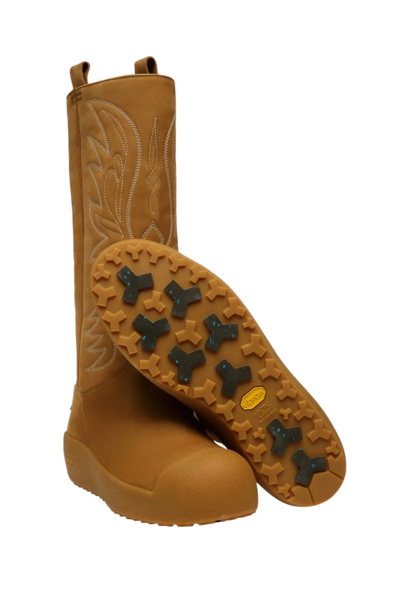 Bally Montana 6302930 Men's Camel Leather Knee-High Boots