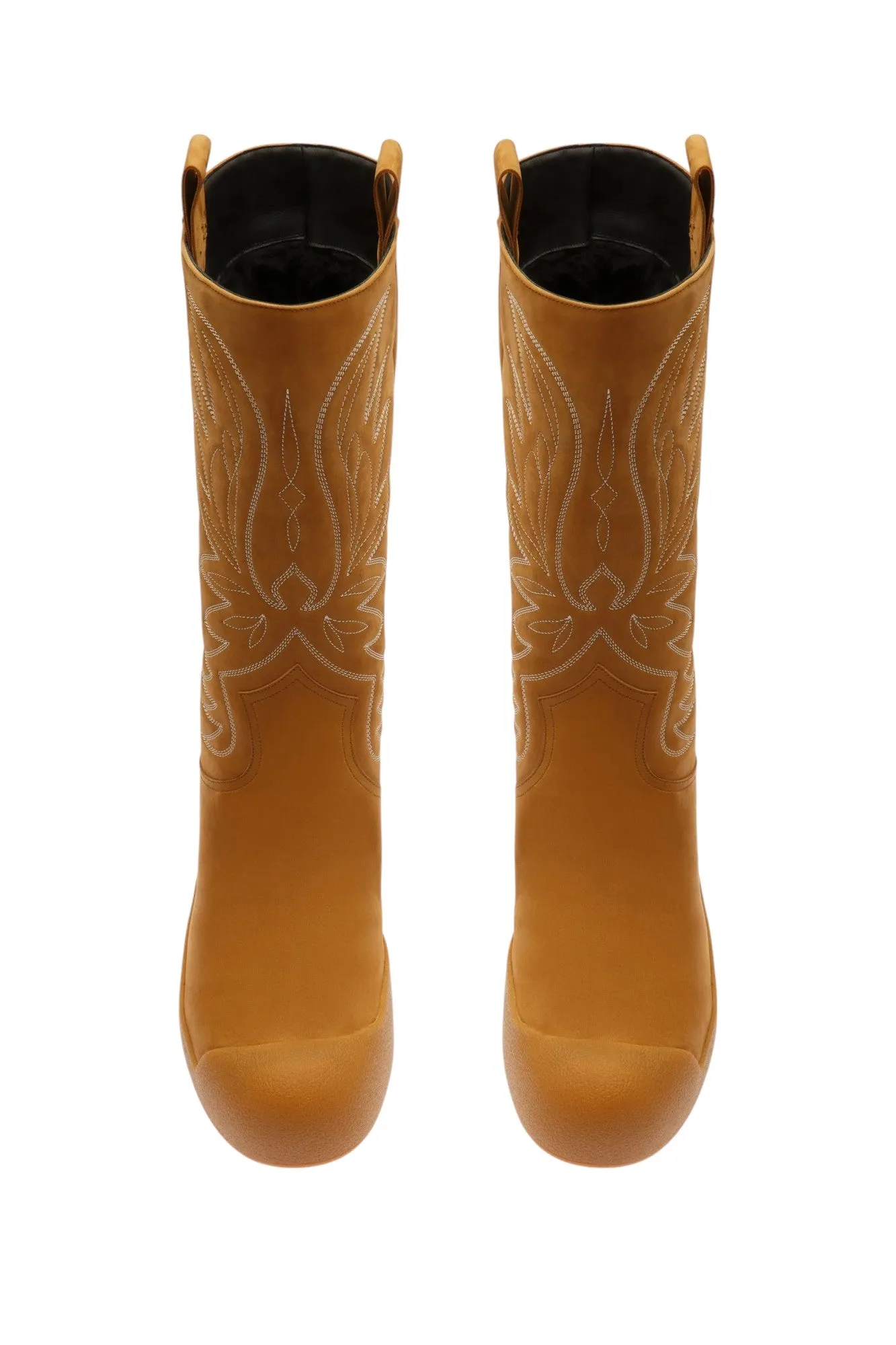 Bally Montana 6302930 Men's Camel Leather Knee-High Boots