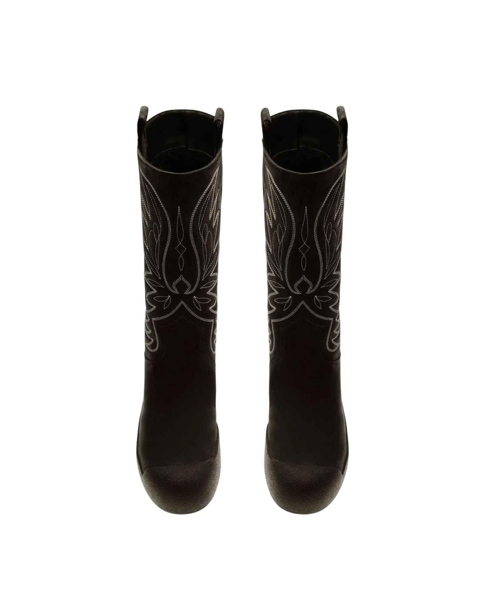 Bally Montana 6302931 Men's Black Leather Knee-High Boots