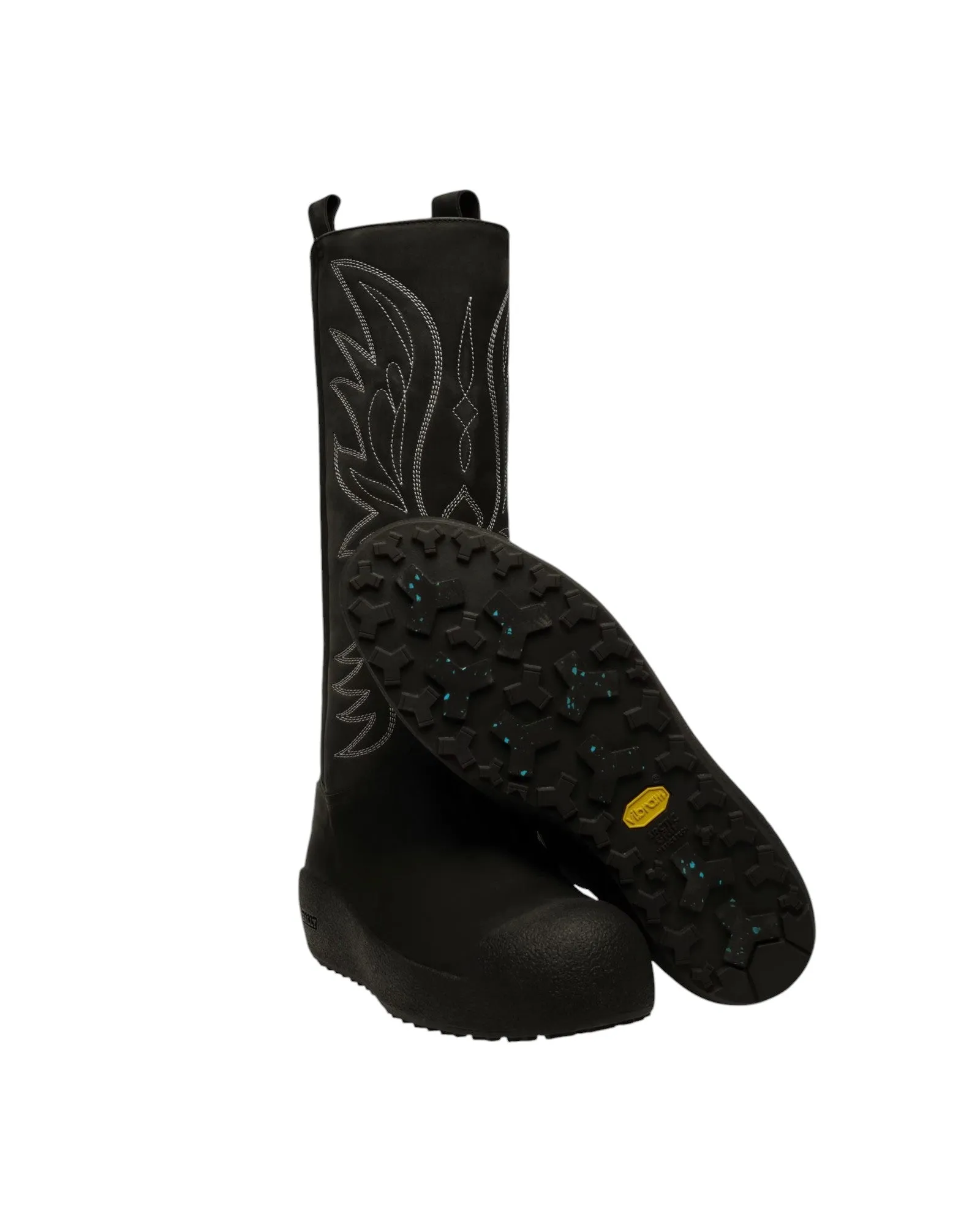 Bally Montana 6302931 Men's Black Leather Knee-High Boots