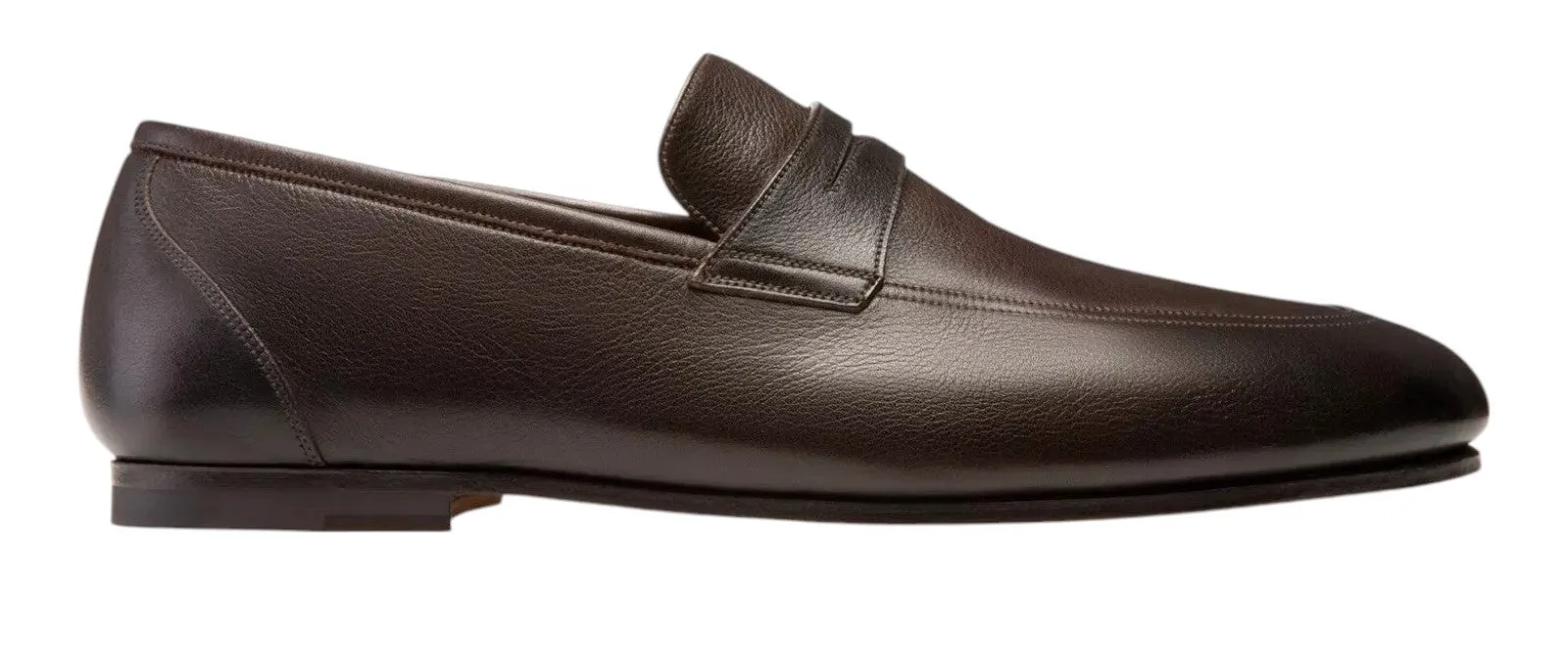 Bally Plator 6228827 Men's Prune Calf Plain Leather Loafers