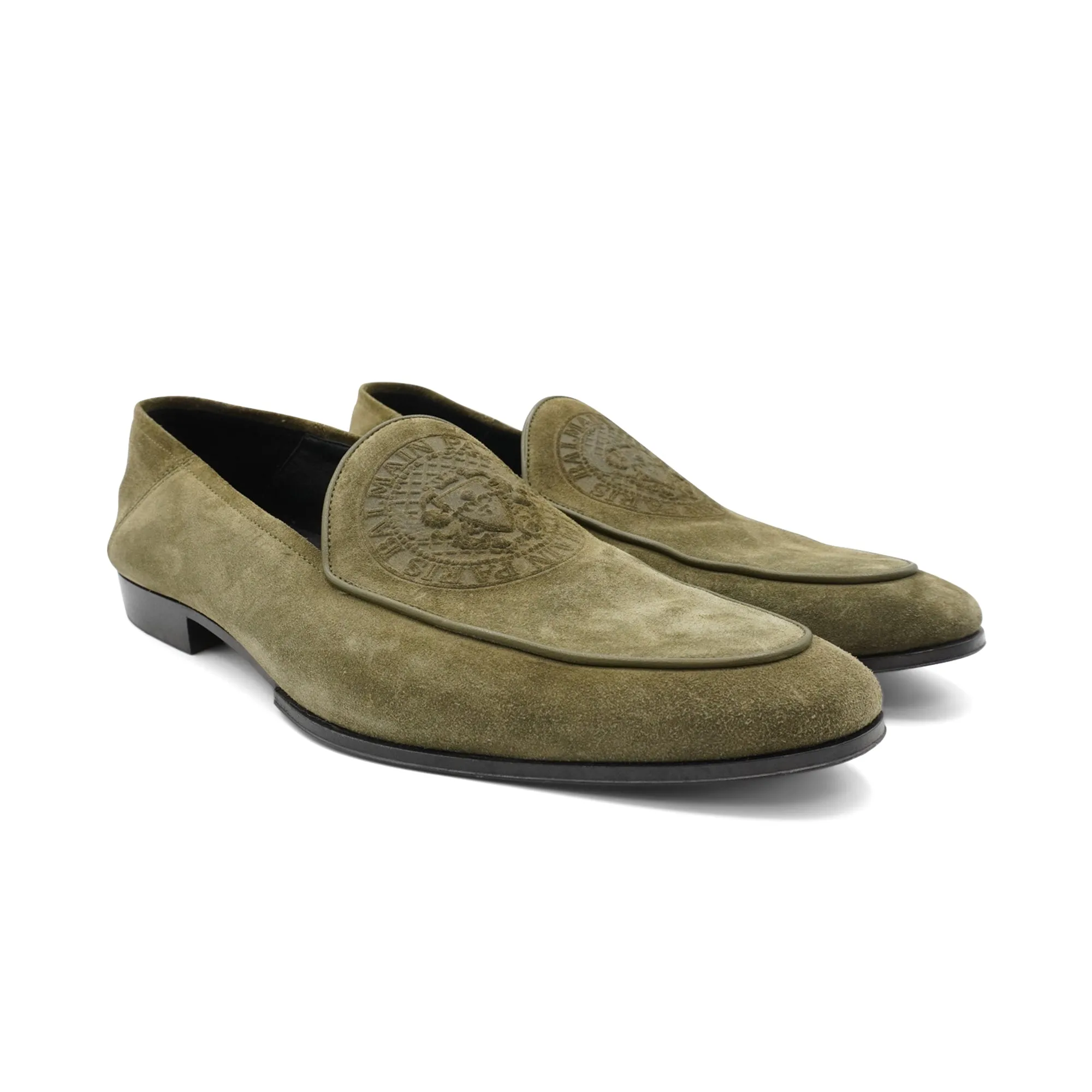 Balmain Suede Loafers - Men's 42