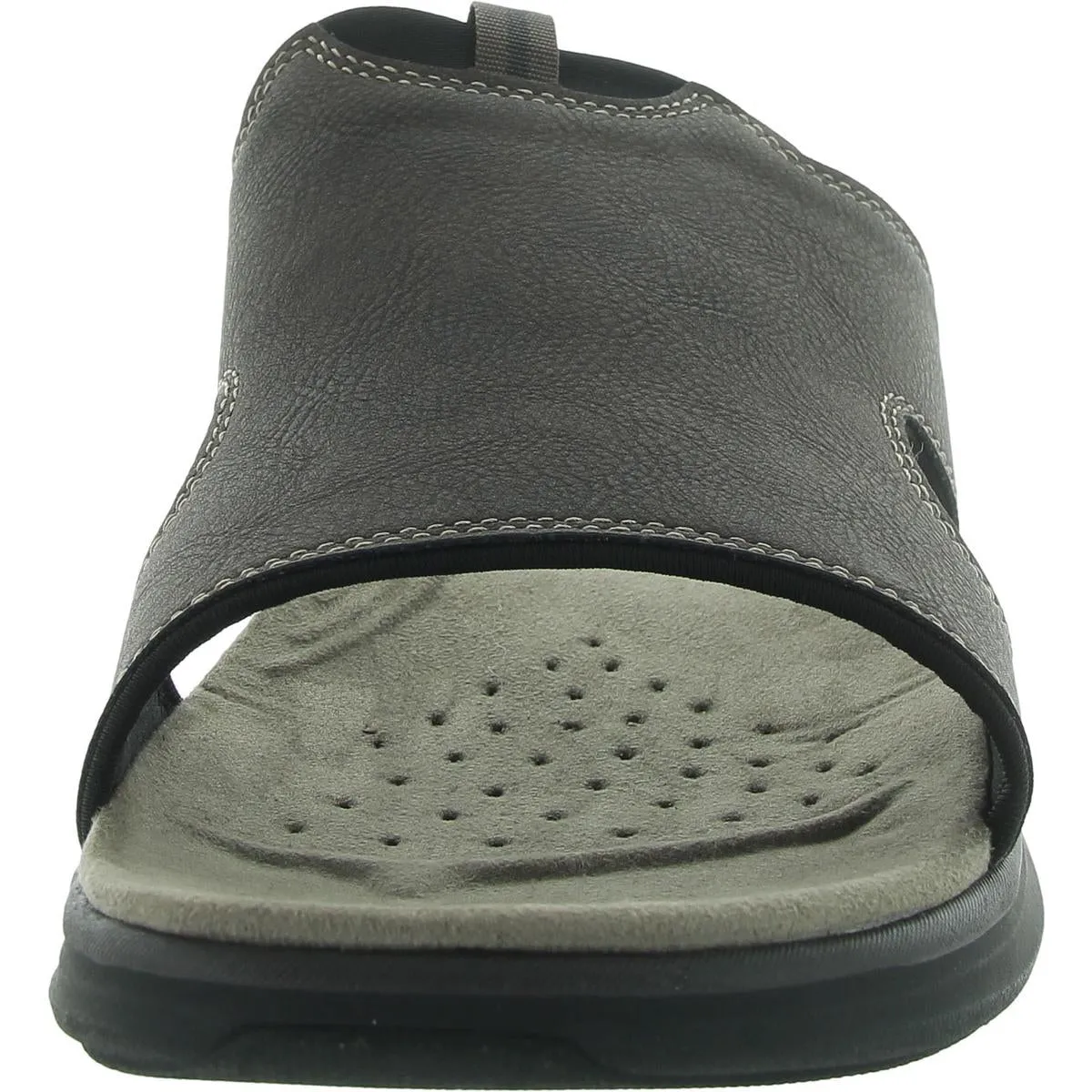 Barlin Mens Slip On Open Toe Slide Sandals
