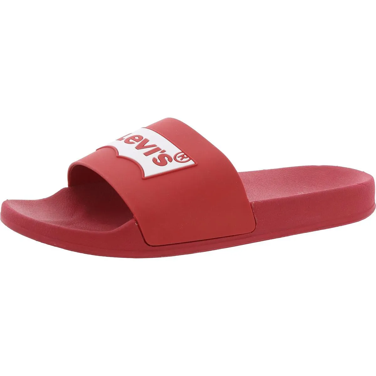 Batwing Mens Logo Flat Pool Slides