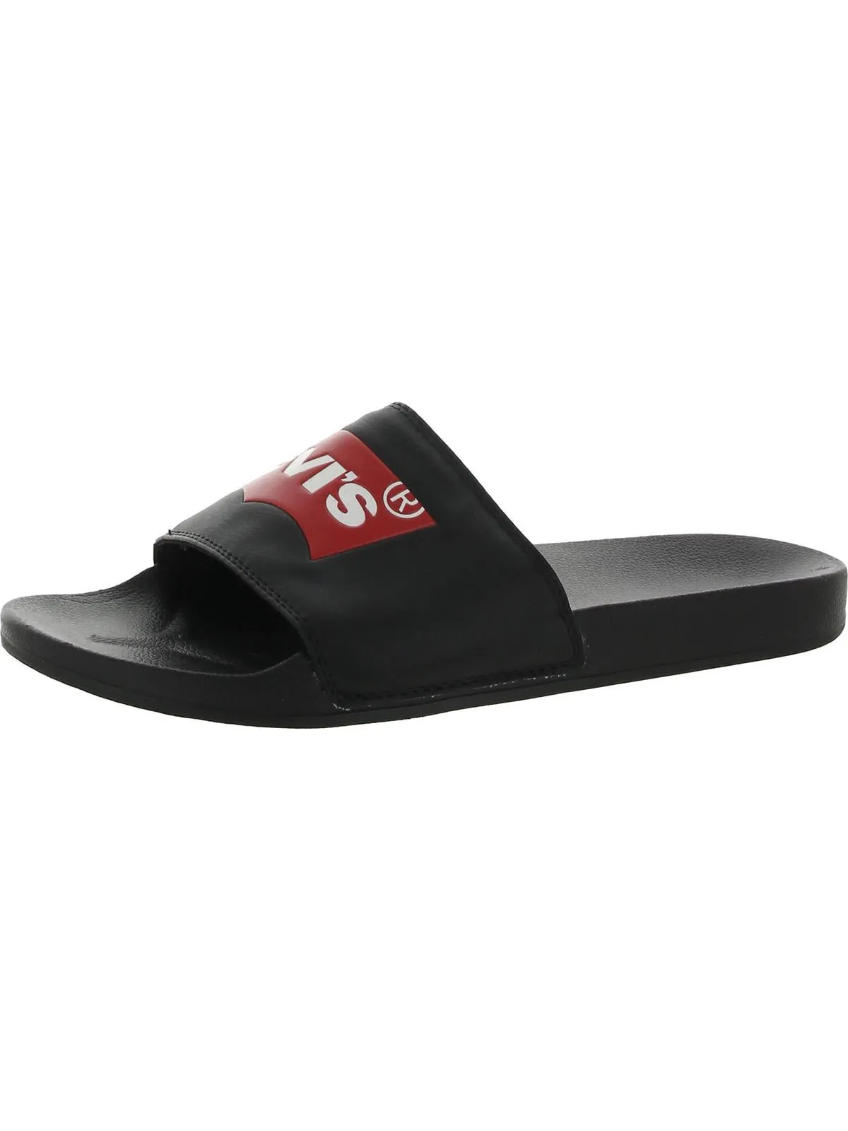 Batwing Mens Logo Flat Pool Slides