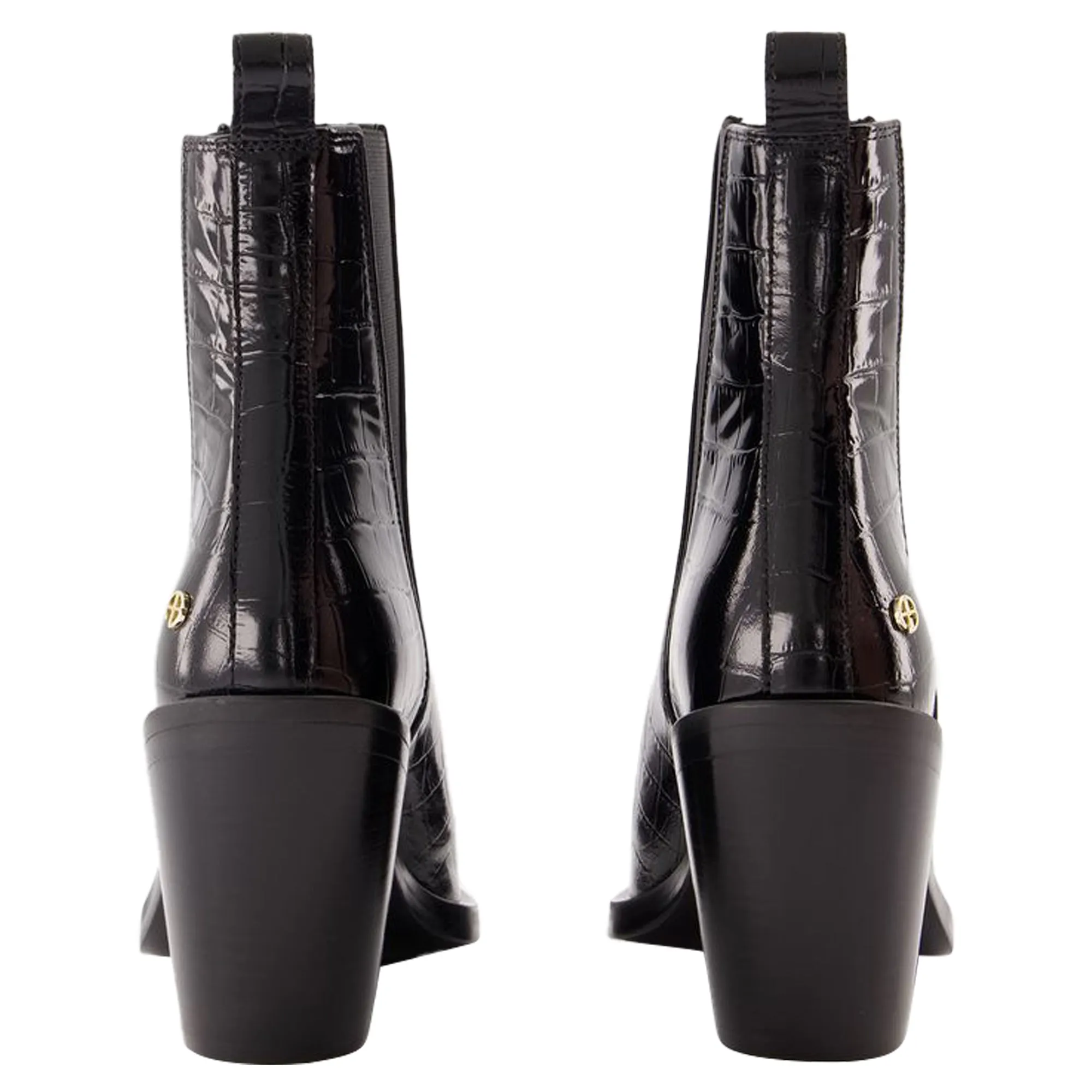 Bekah Boots - ANINE BING - Calfskin - Black