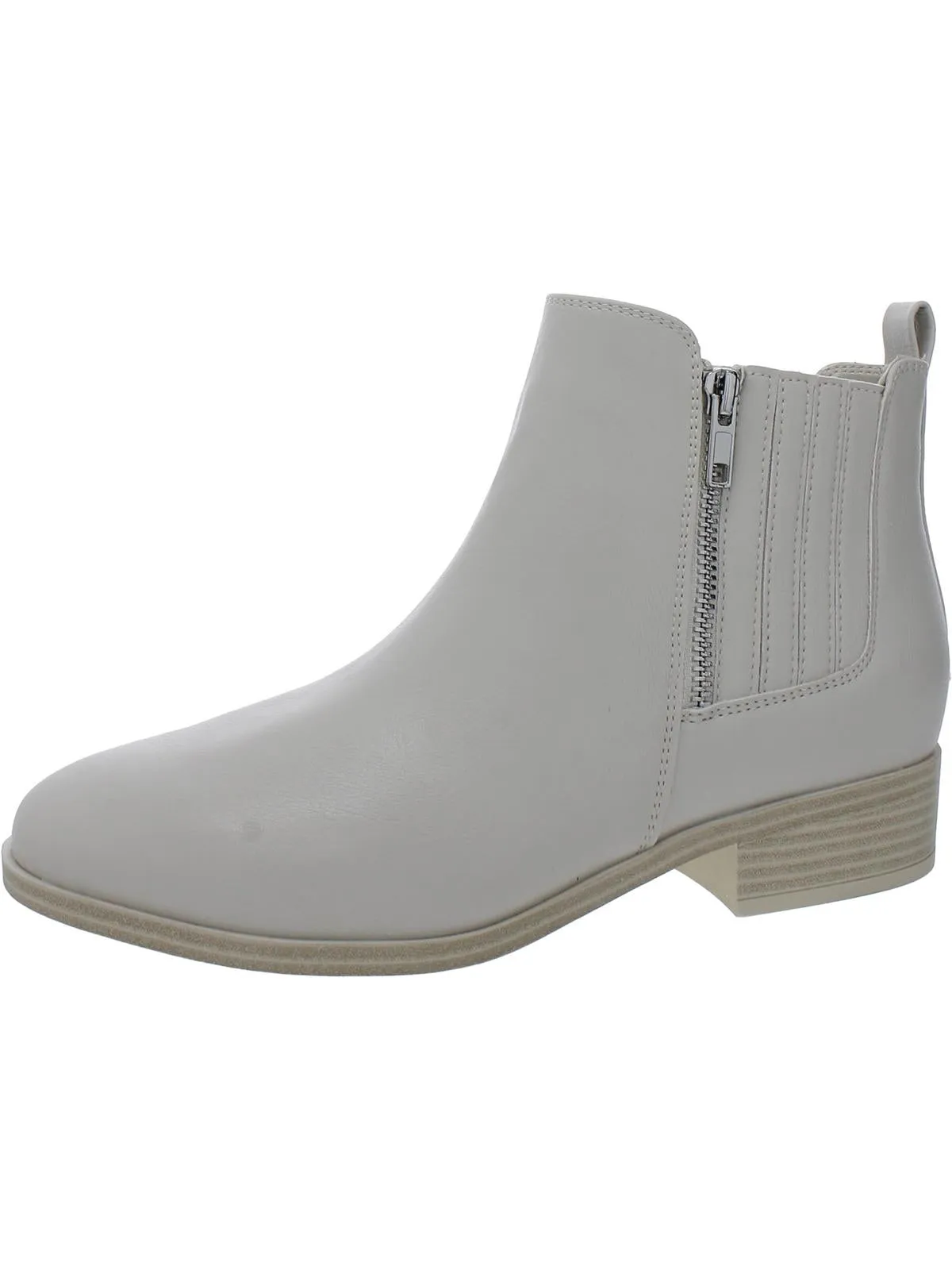 Benicio Womens Faux Leather Comfort Ankle Boots