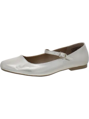 Berdine Womens Faux Leather Square Toe Mary Janes
