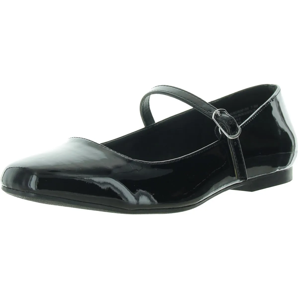 Berdine Womens Faux Leather Square Toe Mary Janes