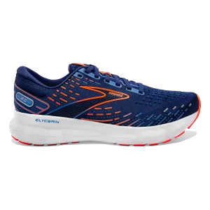 Brooks Glycerin 20 - Blue Depths - Palace Blue - Orange