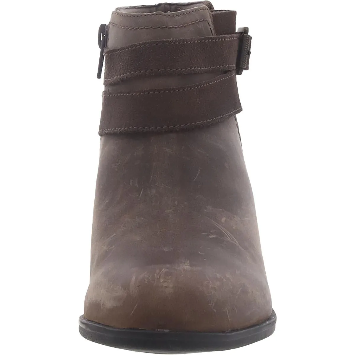 Cail Chelsea Womens Leather Zip Up Ankle Boots