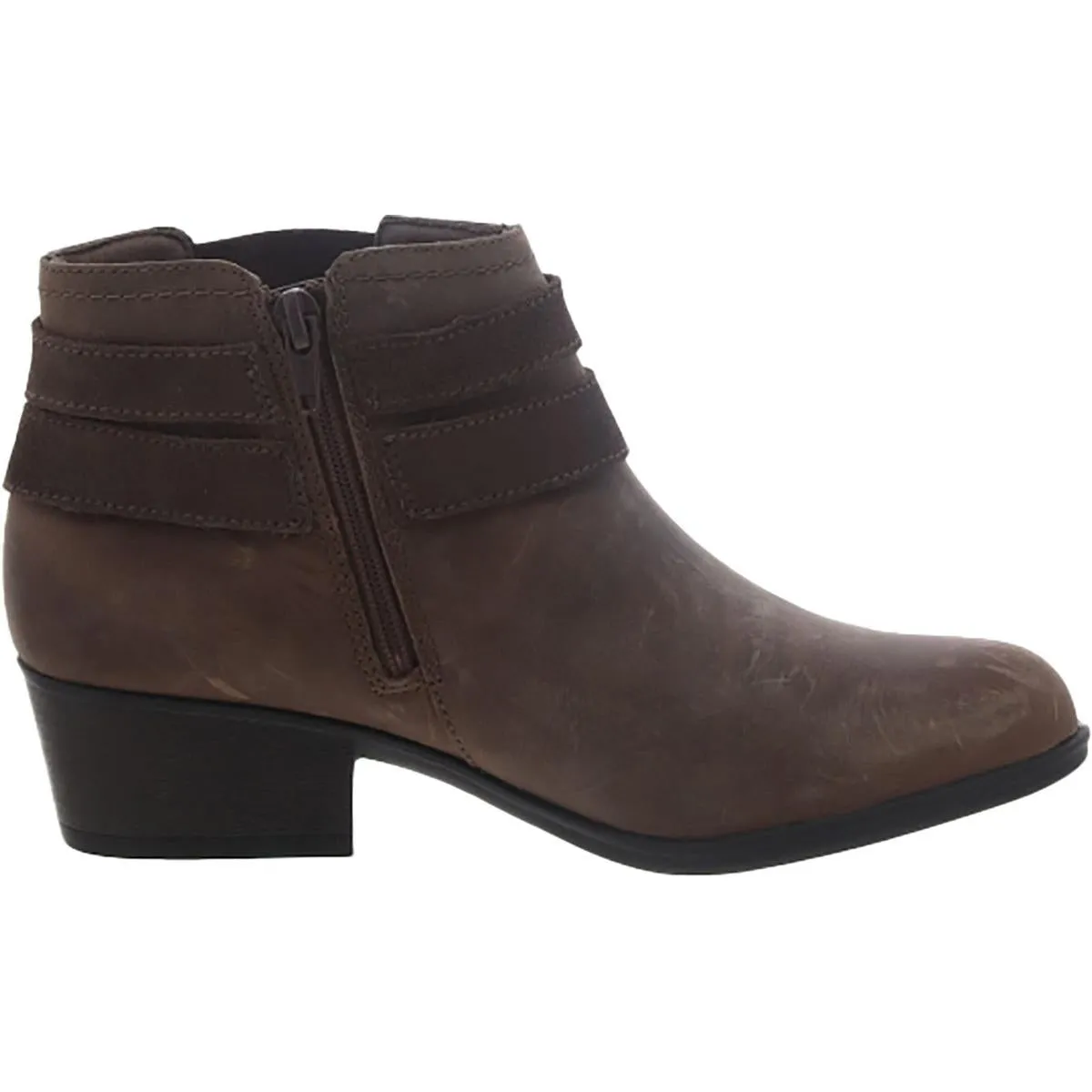 Cail Chelsea Womens Leather Zip Up Ankle Boots