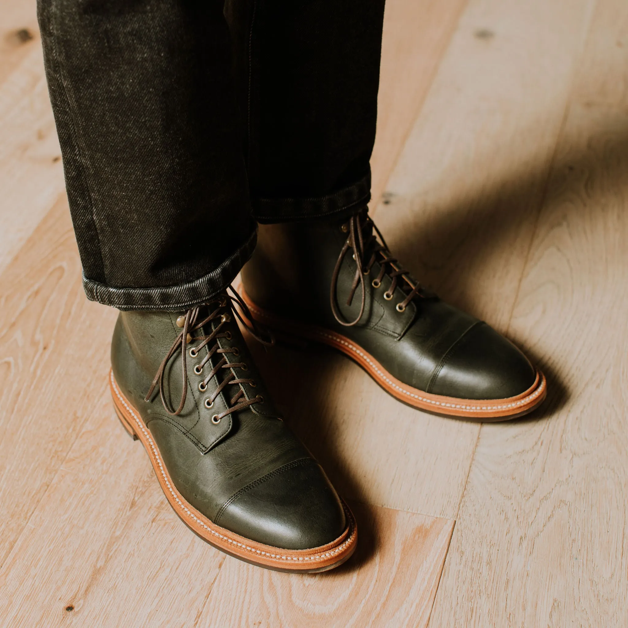 Cap Toe Boot Forest Kudu