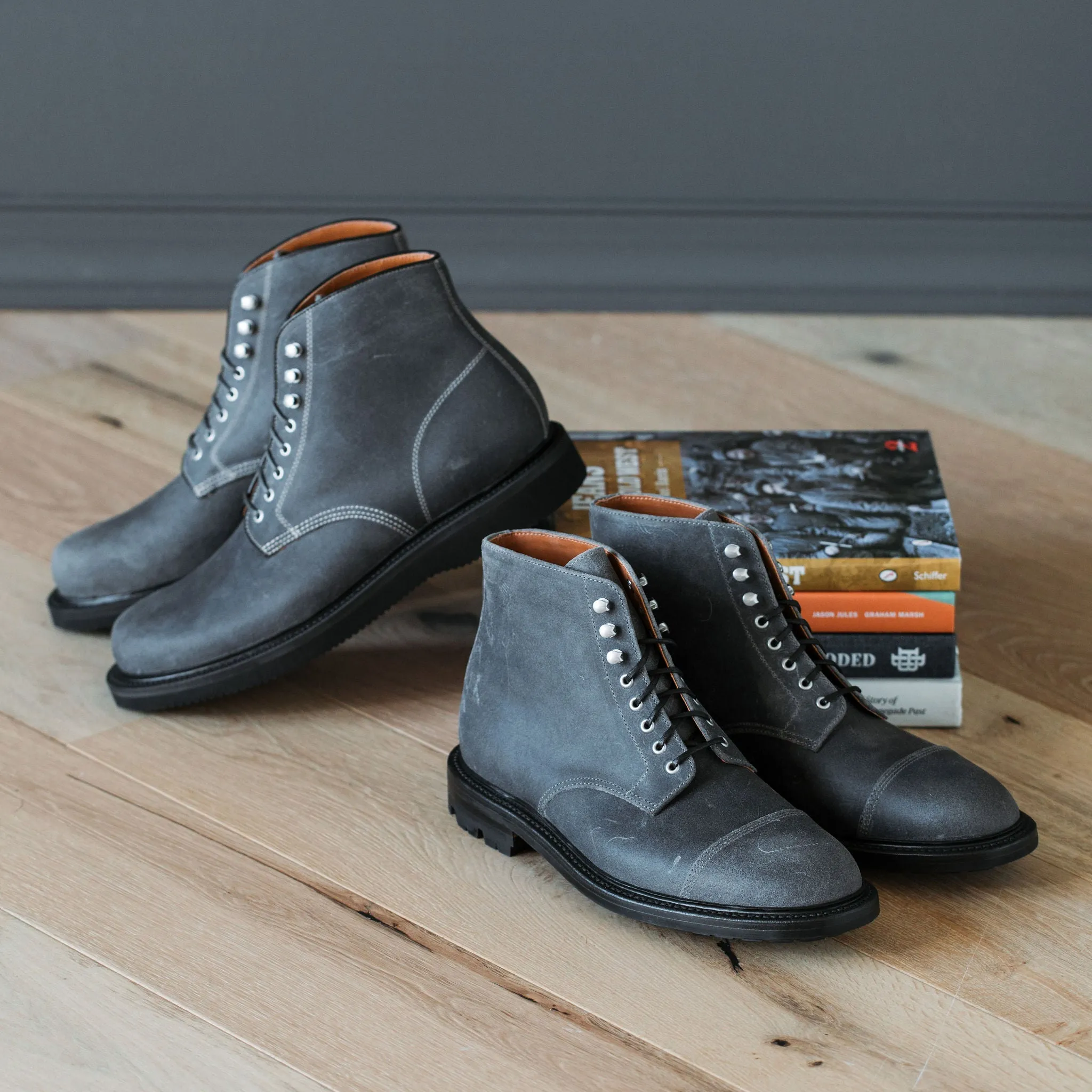 Cap Toe Boot Frost Waxed Commander