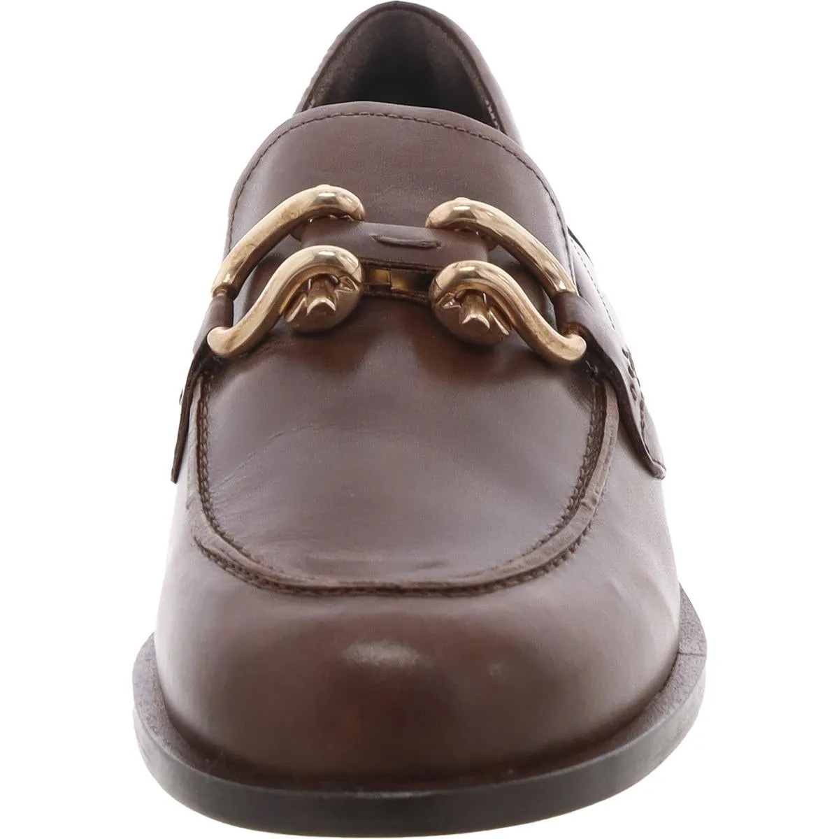 Caroline Womens Faux Leather Round Toe Loafers
