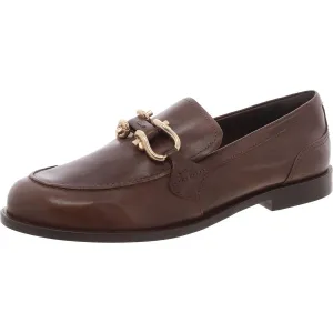 Caroline Womens Faux Leather Round Toe Loafers