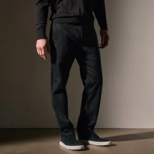 Cashmere Touch Twill Trouser - Black