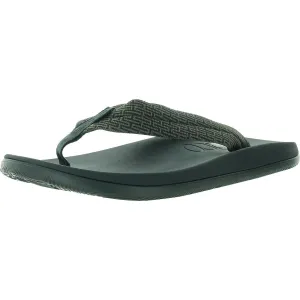 Chillos Mens Printed Knit Flip-Flops