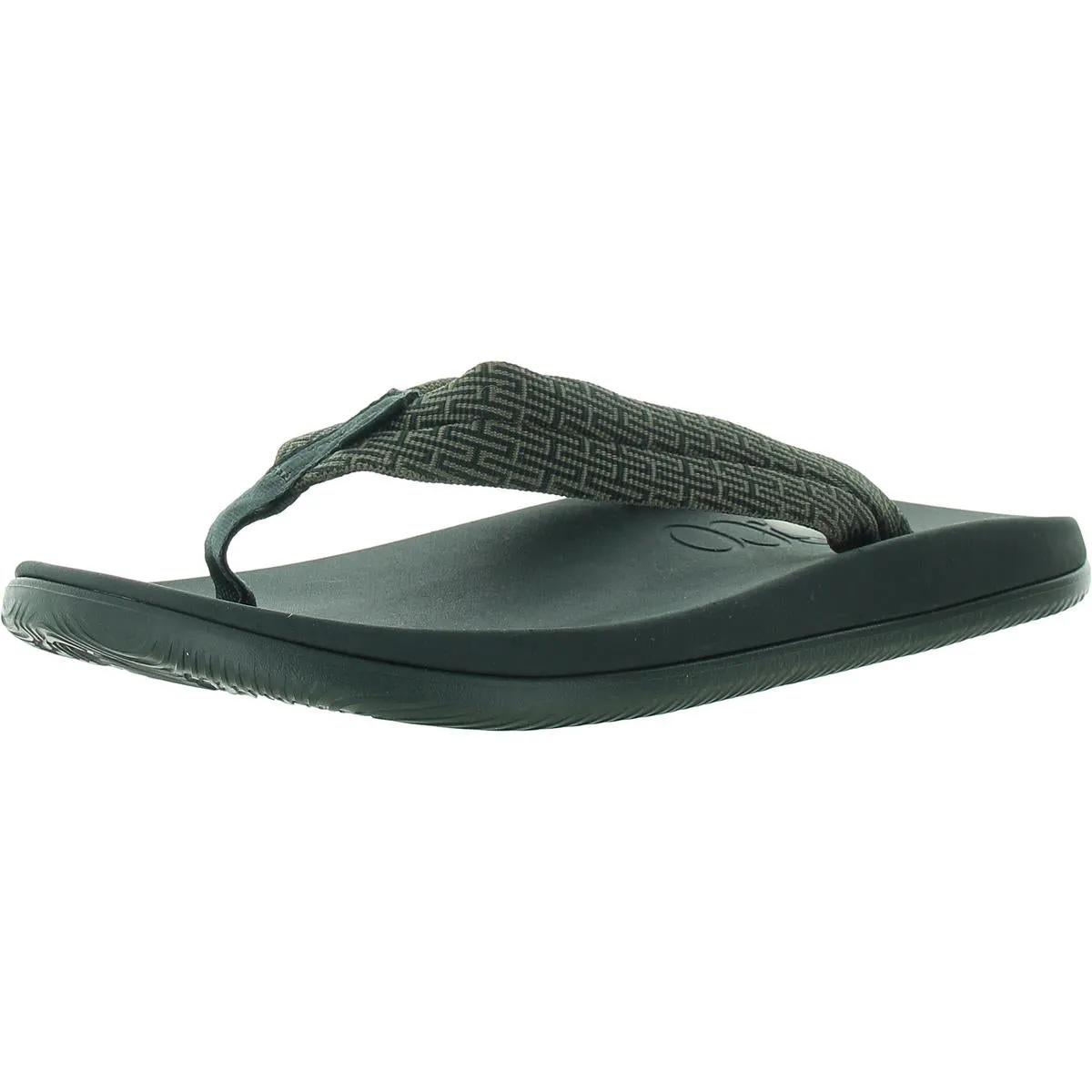 Chillos Mens Printed Knit Flip-Flops