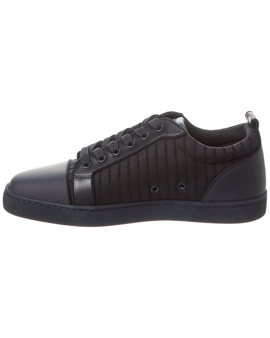 Christian Louboutin Louis Junior Varsimax Leather-Trim Sneaker