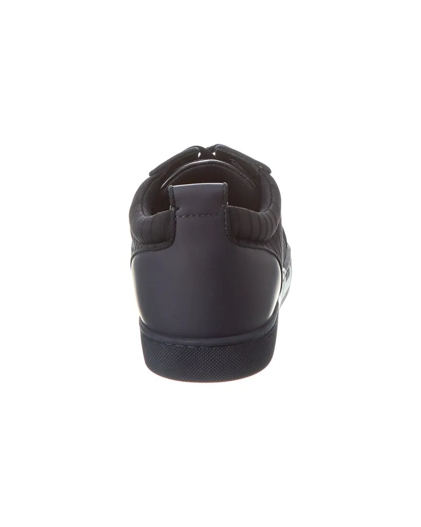 Christian Louboutin Louis Junior Varsimax Leather-Trim Sneaker