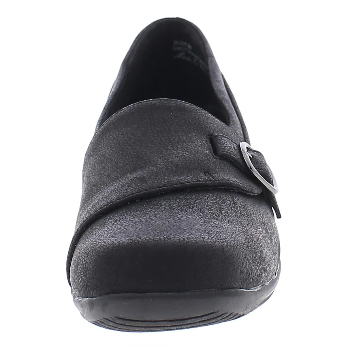 Cinnamon Womens Faux Leather Square Toe Loafers