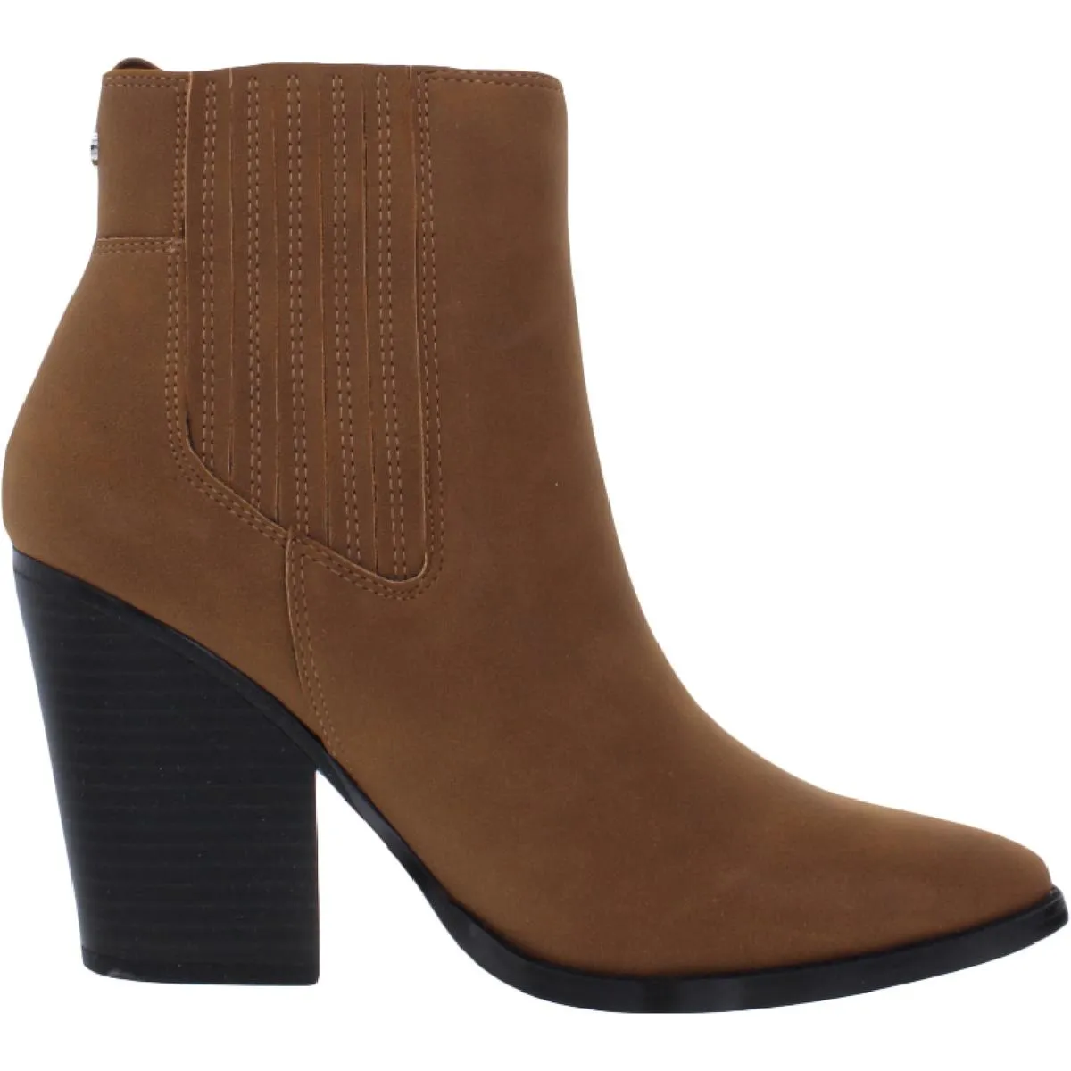 Colt-Bootie Womens Faux Suede Pointed Toe Ankle Boots