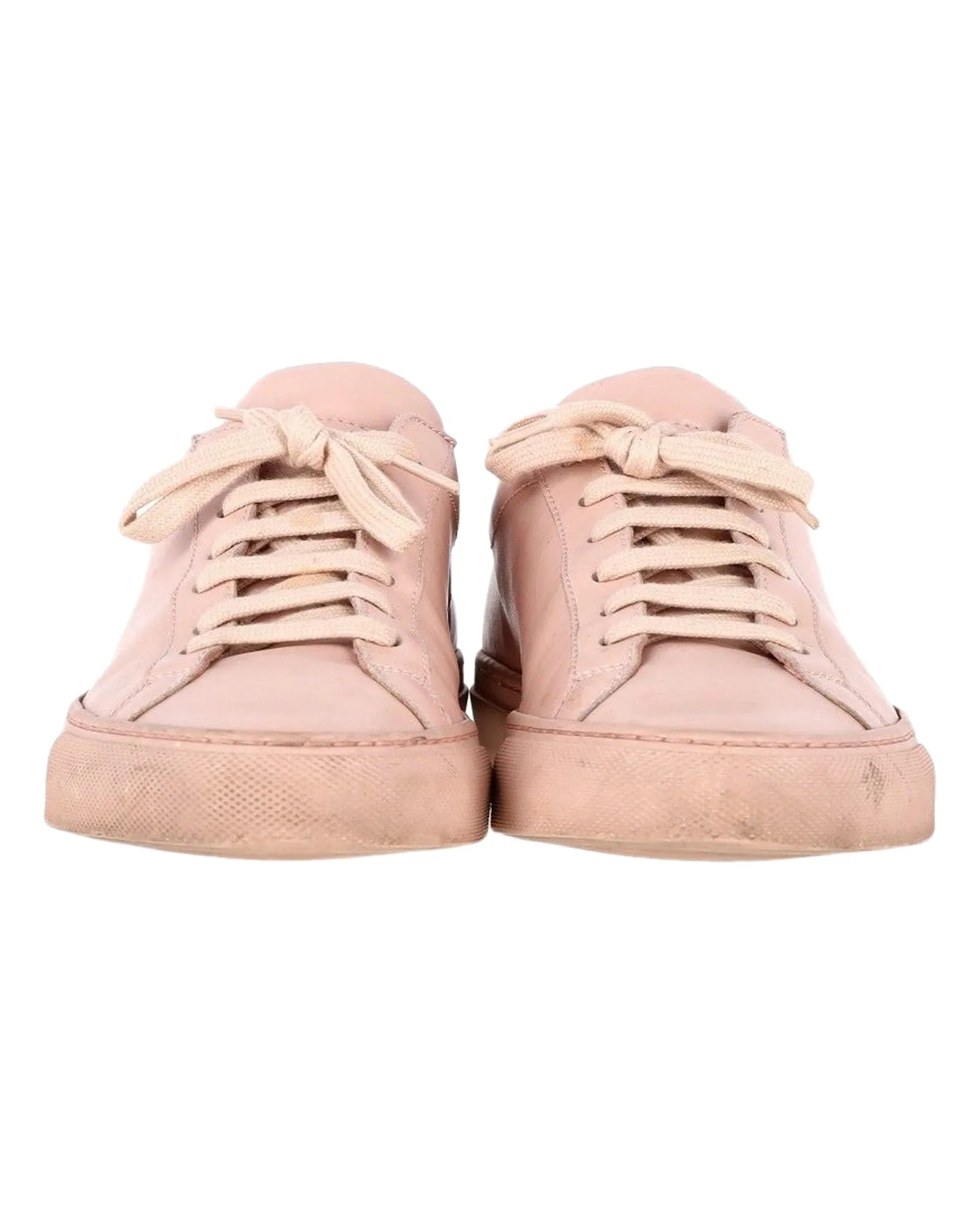 Common Projects Original Achilles Low Sneakers in Pink Leather